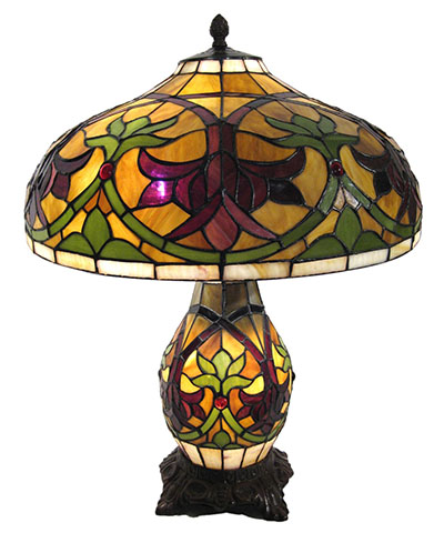 Tiffany Fleur De Lys Umbrella Lamp